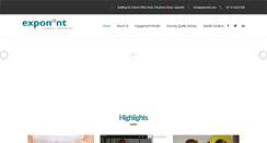 Desktop Screenshot of exponant.com